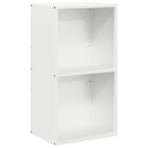 vidaXL Brennholzregal Wei&szlig; 40x30x75 cm Kaltgewalzter Stahl