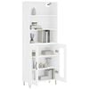 vidaXL Highboard Wei&szlig; 69,5x34x180 cm Holzwerkstoff