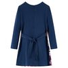 Kinderkleid mit Langen &Auml;rmeln Marineblau 140