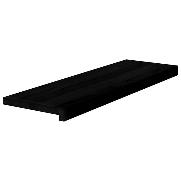 vidaXL Treppenstufen 4 Stk. Dunkelbraun 80x25x2 cm Massivholz Eiche