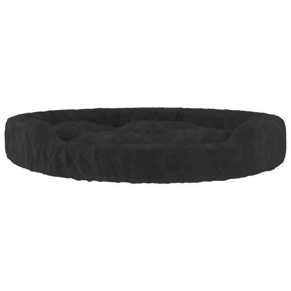 vidaXL Hundebett Schwarz 90x70x23 cm Pl&uuml;sch