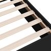 vidaXL Bettgestell Schwarz 140x200 cm Holzwerkstoff