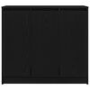 vidaXL Sideboard Schwarz Eichen-Optik 85x34x76 cm Holzwerkstoff