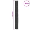 vidaXL Unkrautvlies Schwarz 1x50 m PP