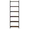 vidaXL B&uuml;cherregal 6 B&ouml;den R&auml;uchereiche 60x30x188 cm Holzwerkstoff