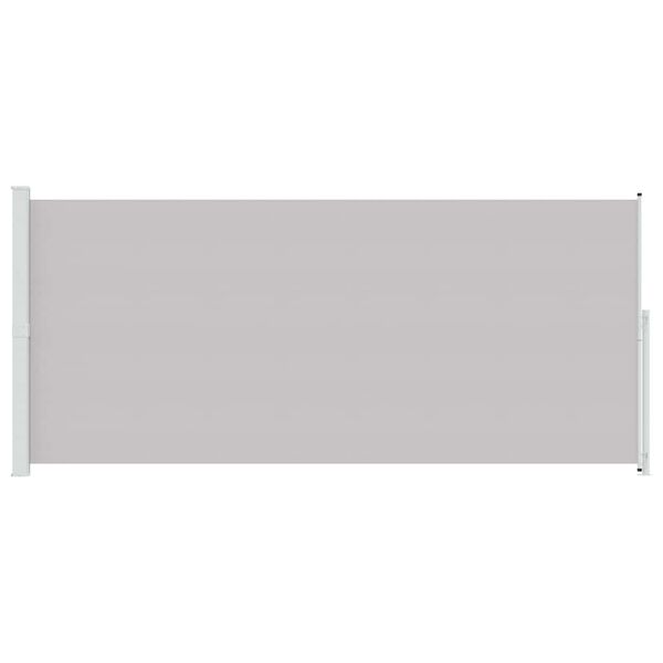 vidaXL Seitenmarkise Ausziehbar 220x500 cm Grau