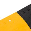 vidaXL Bodenschwellen 4 Stk. Gelb & Schwarz 97x32,5x4 cm Gummi