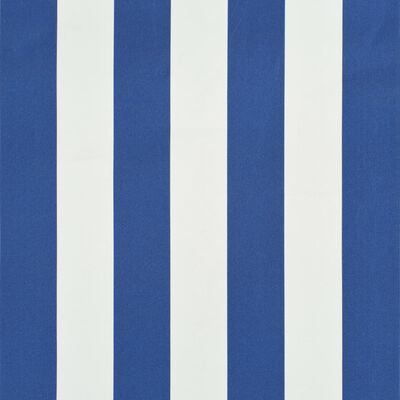vidaXL Einziehbare Markise 150×150 cm Blau und Weiß