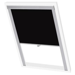 vidaXL Verdunkelungsrollo Schwarz MK06 GGL und GGU