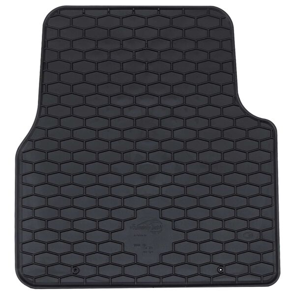vidaXL Autofu&szlig;matte 4 pcs Schwarz Geeignet f&uuml;r C4 2021- Gummi