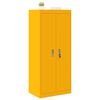 vidaXL Aufbewahrungsschrank Senfgelb 60 x 40 x 140 cm Stahl