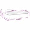 vidaXL Eckbettgestell mit Matratze mit Kopfteil 2 pcs Grau Samt