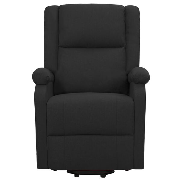 vidaXL Aufstehsessel Schwarz Stoff