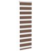 vidaXL Zebrarollo Braun 45x100 cm Stoffbreite 40,9 cm Polyester