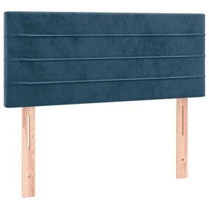 vidaXL Kopfteil Dunkelblau 80x5x78/88 cm Samt