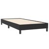 vidaXL Boxspringbett mit Matratze & LED Schwarz 90x220 cm Samt