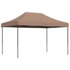 vidaXL Partyzelt Faltbar Pop-Up Braun 410x279x315 cm