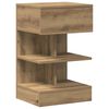 vidaXL Nachttisch Artisan-Eiche 40x35x65 cm Holzwerkstoff