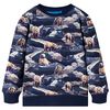 Kinder-Sweatshirt Marineblau 116