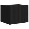 vidaXL TV-Wandregal-Set Wandmontiert 6 pcs Schwarz