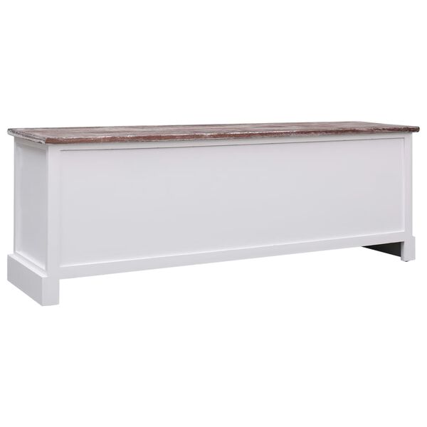 vidaXL Flurbank Braun 115x30x40 cm Holz