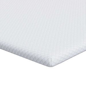 vidaXL Matratzentopper aus Memory-Schaum for Erwachsene Weich Wei&szlig;