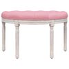 vidaXL Sitzbank Rosa 81,5x41x49 cm Samt