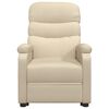 vidaXL Aufstehsessel Creme Stoff