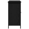 vidaXL Sideboard Schwarz Eichen-Optik 100 x 35 x 70 cm