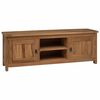 vidaXL TV-Schrank 110 x 30 x 40 cm Natur Massivholz Teak