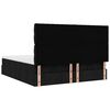 vidaXL Ottoman-Bett mit Matratzen & LEDs Schwarz 160x200 cm Stoff
