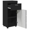 vidaXL Badezimmerschrank-Set TULUM Schwarz 37 x 31,5 x 82 cm