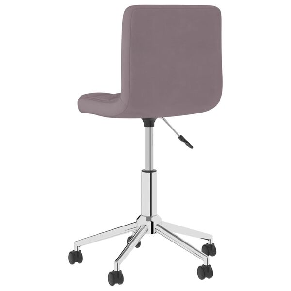 vidaXL Esszimmerstuhl Drehbar Taupe Stoff