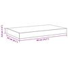 vidaXL Schweberegale 2 Stk. Wei&szlig; 40x23x3,8 cm MDF