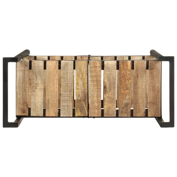 vidaXL K&uuml;chenwagen 87x36x81 cm Mango Massivholz