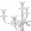vidaXL Kerzenhalter Silber 39 x 39 x 60 cm Aluminium