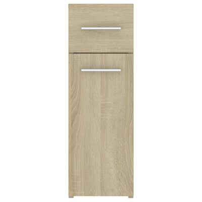 vidaXL Apothekerschrank Sonoma-Eiche 20x45,5x60 cm Holzwerkstoff