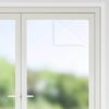 vidaXL Statische Fensterfolie Frostiges Grau 90 x 500 cm PVC