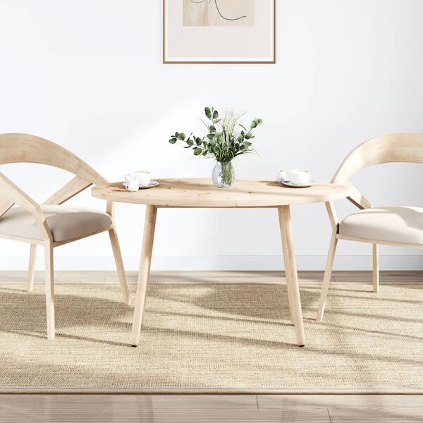 vidaXL Tischplatte 110x55x2,5 cm Massivholz Kiefer Oval