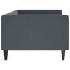 vidaXL Tagesbett Dunkelgrau 90x190 cm Samt
