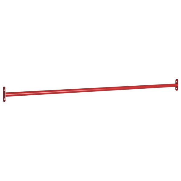 vidaXL Turnstange 125 cm Stahl Rot
