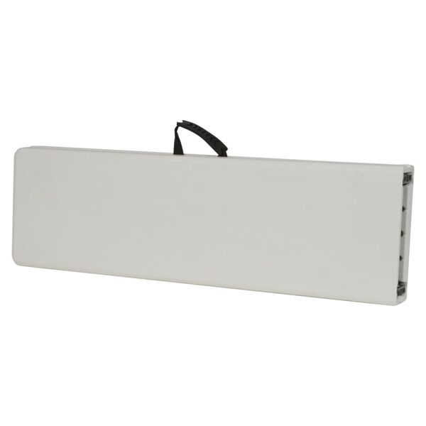 Lesli Living Klappbare Bank 183x30x43 cm Wei&szlig;