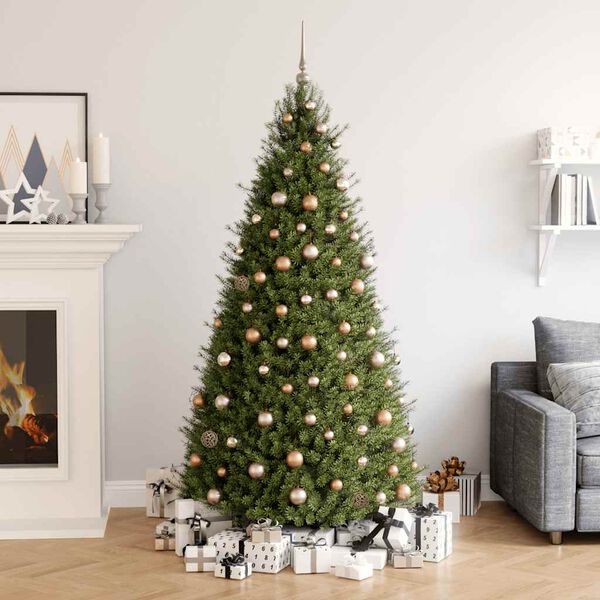 vidaXL 120-tlg. Weihnachtskugeln mit Weihnachtsbaumspitze 300 LEDs