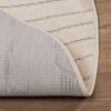 vidaXL Bereichsteppiche Rund PALMERAS Beige &Oslash; 120 CM Polyester