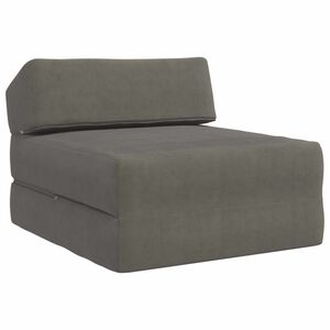 vidaXL Klappsofa Bett Hellgrau 60 x 70 x 41 cm Stoff