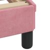vidaXL Bett mit Matratze Rosa 180x200 cm Samt