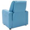 vidaXL Kindersessel Kunstleder Blau