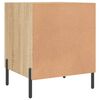 vidaXL Nachttische 2 Stk. Sonoma-Eiche 40x40x50 cm Holzwerkstoff