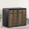 vidaXL Wagenm&uuml;llbeh&auml;lter f&uuml;r 2 Beh&auml;lter 136 x 77,5 x 115,5 cm Stahl