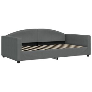 vidaXL Tagesbett Dunkelgrau 100x190 cm Stoff